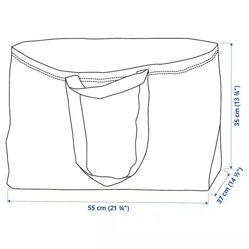 NWT IKEA Frakta Shopping Bag Large Size Sturdy Grocery Laundry Durable - 4 Packs
